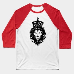 Tribal King Lion Baseball T-Shirt